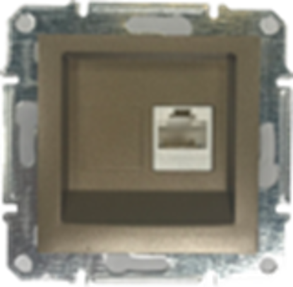 Slika SINGLE RJ45 CAT.6 UTP DATA BRONZE